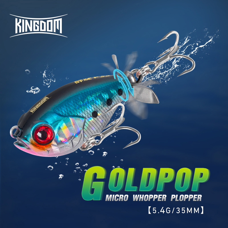 Fishing Lure Soft Plastic - 킹덤 프로펠러 탑워터 포퍼 낚시 루어