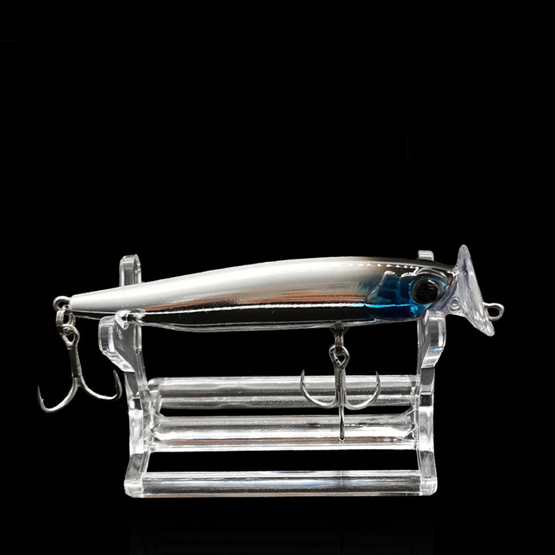 Fishing Lure Kit - 1개 낚시 미끼 디스플레이 스탠드 플라스틱