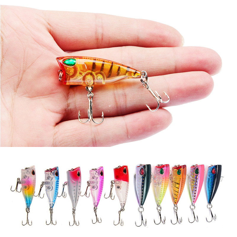 Fishing Lure Crankbait - YUCONG 1PC 미니 포퍼 낚시 미끼