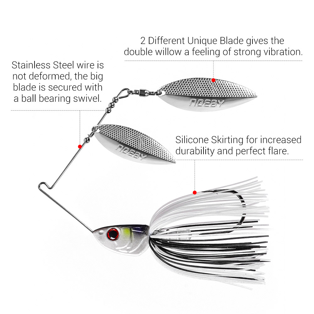 Noeby Spinnerbait 10.5g 14g 21 - Fishing Lure Spoon 리뷰 및 가격