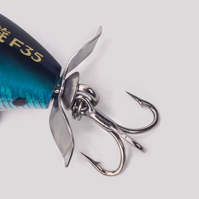 킹덤 프로펠러 탑워터 포퍼 낚시 루어 워블러, 송어 파 - Fishing Lure Soft Plastic 리뷰 및 가격