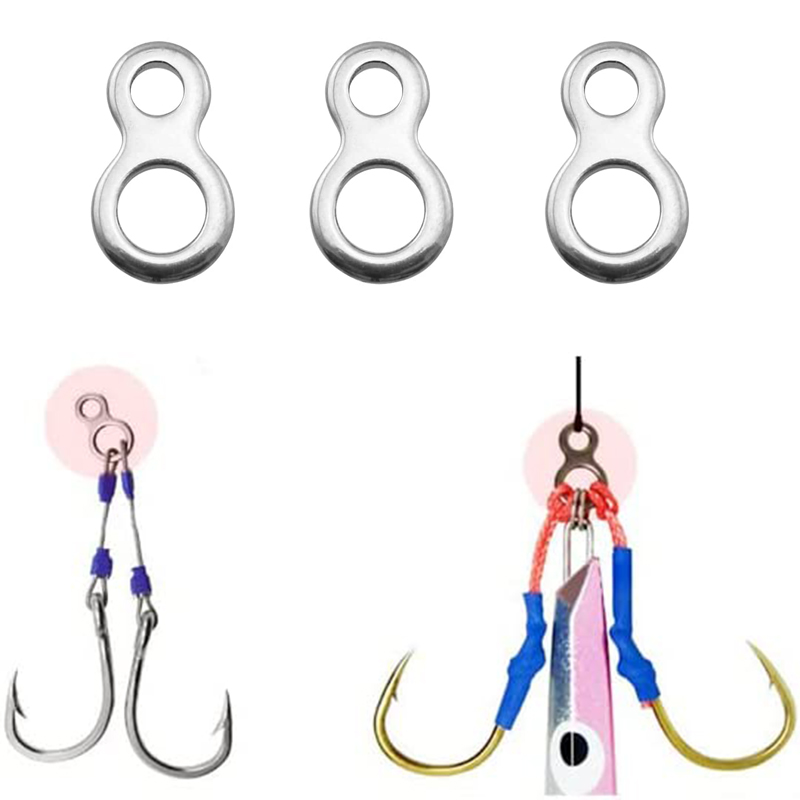 스테인레스 스틸 낚시 솔리드 링 바다 낚시 루어 커넥터 - Fishing Lure Accessories 리뷰 및 가격