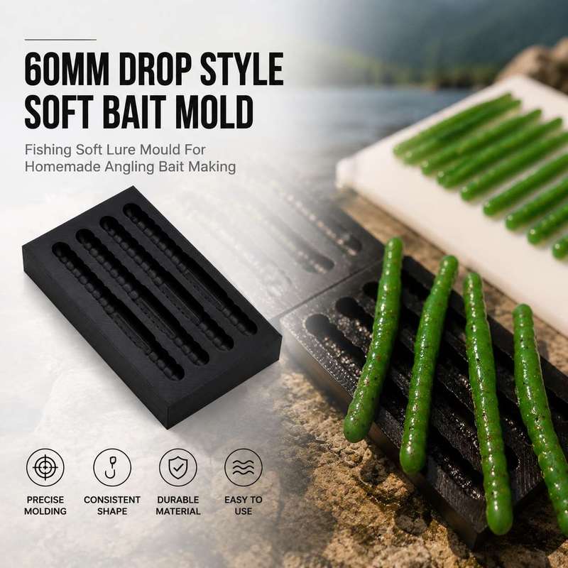 드롭 타입 소프트 낚시 미끼 몰드 60mm 루어 캐스팅 - Fishing Lure Kit 리뷰 및 가격