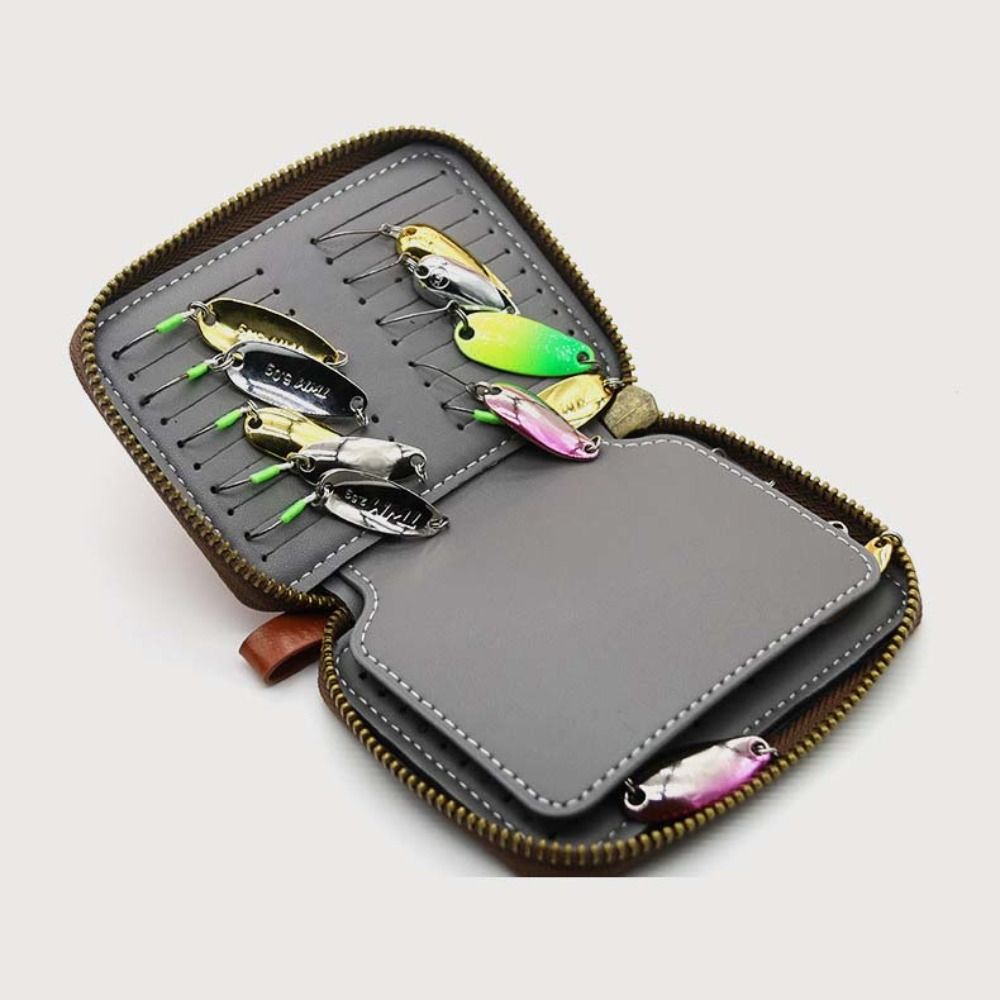 PU 가죽 루어 지갑 가방 휴대용 케이스 루어 보관 지 - Fishing Lure Spinnerbait 리뷰 및 가격
